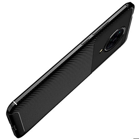 Xiaomi Redmi K30 Pro Uyumlu Kılıf Ultra Slim Fit Karbon Silikon