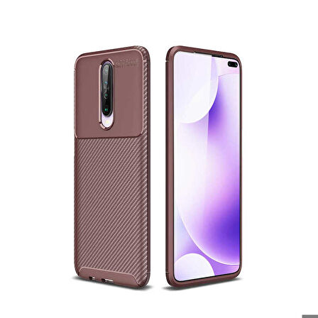 Xiaomi Redmi K30 Uyumlu Kılıf Ultra Slim Fit Karbon Silikon