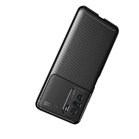 Xiaomi Redmi K40 Uyumlu Kılıf Ultra Slim Fit Karbon Silikon