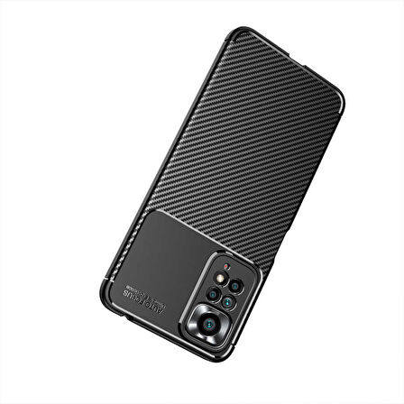 Xiaomi Redmi Note 11 Pro 5G Uyumlu Kılıf Ultra Slim Fit Karbon Silikon