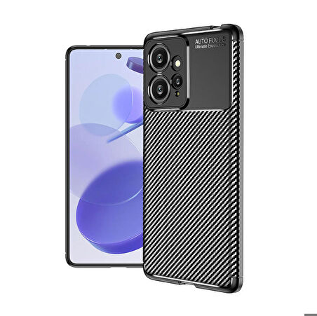 Xiaomi Redmi Note 12 4G Uyumlu Kılıf Ultra Slim Fit Karbon Silikon