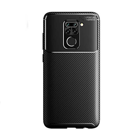 Xiaomi Redmi Note 9 Uyumlu Kılıf Ultra Slim Fit Karbon Silikon