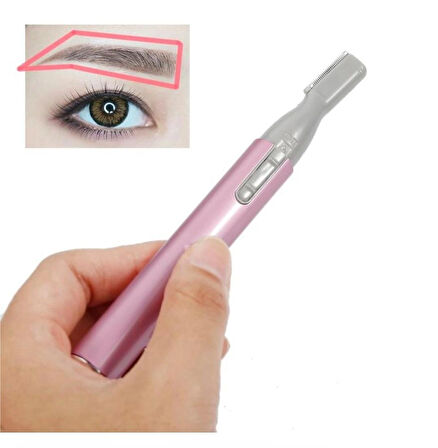 Kadın & Erkek Yüz ve Kaş Tıraş Kalemi – Pilli Mini Epilatör, Acısız Tüy Temizleme ve Favori Düzeltme Cihazı