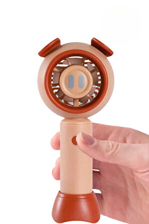Mini Fan Taşınabilir Vantilatör, Kompakt, Güçlü ve Sessiz Serinlik! Type-C Şarj, Ergonomik Tasarım