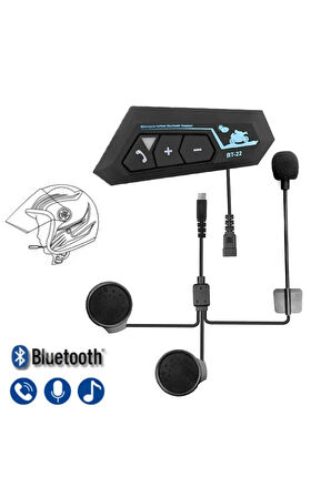 BT22 İntercom Kask Bluetooth 5.0 İntercom Kulaklık 