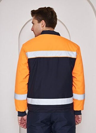 Orange Safety Soğuk Hava Montu Su ve Rüzgar İticili Turuncu