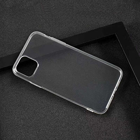 Apple iPhone 11 Pro Max Uyumlu Kılıf Esnek Ultra Koruyucu Şeffaf Silikon Flexible transparent Case Silicone Case