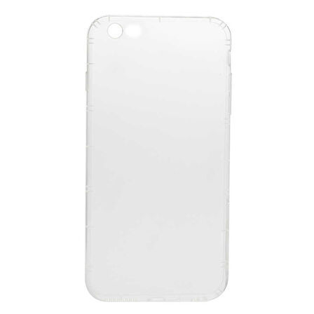 Apple iPhone 6 Plus Uyumlu Kılıf Esnek Ultra Koruyucu Şeffaf Silikon Flexible transparent Case Silicone Case