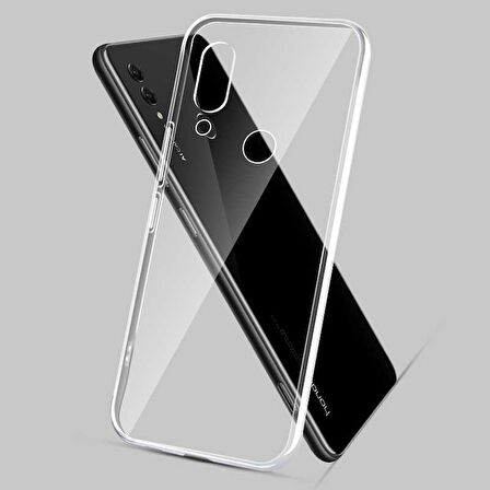 Huawei Honor 8X Uyumlu Kılıf Esnek Ultra Koruyucu Şeffaf Silikon Flexible transparent Case Silicone Case