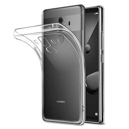 Huawei Mate 10 Pro Uyumlu Kılıf Esnek Ultra Koruyucu Şeffaf Silikon Flexible transparent Case Silicone Case