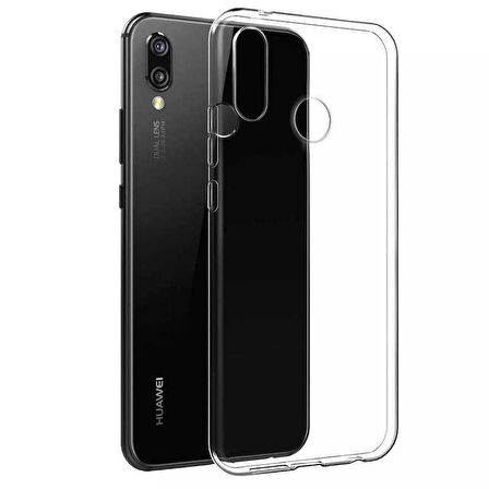 Huawei Y7 Prime 2019 Uyumlu Kılıf Esnek Ultra Koruyucu Şeffaf Silikon Flexible transparent Case Silicone Case