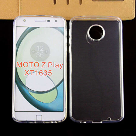 Lenovo Moto Z Play Uyumlu Kılıf Esnek Ultra Koruyucu Şeffaf Silikon Flexible transparent Case Silicone Case