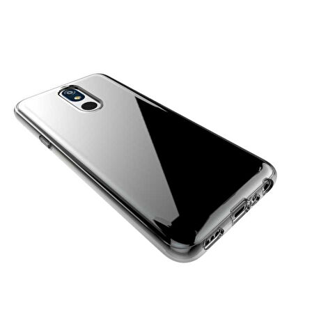 LG K40 Uyumlu Kılıf Esnek Ultra Koruyucu Şeffaf Silikon Flexible transparent Case Silicone Case