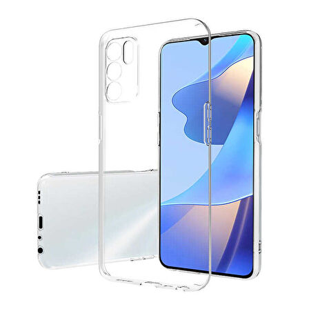 Oppo A16 Uyumlu Kılıf Esnek Ultra Koruyucu Şeffaf Silikon Flexible transparent Case Silicone Case