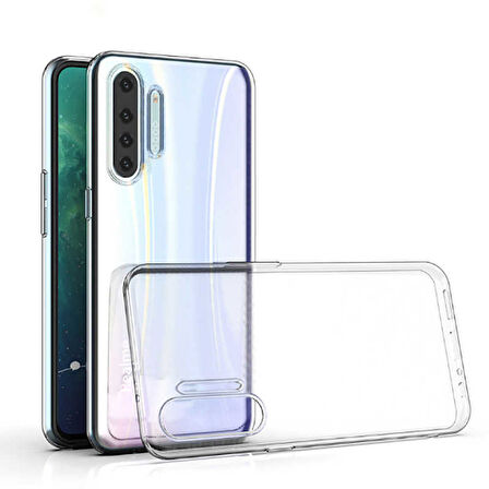 Realme XT Uyumlu Kılıf Esnek Ultra Koruyucu Şeffaf Silikon Flexible transparent Case Silicone Case