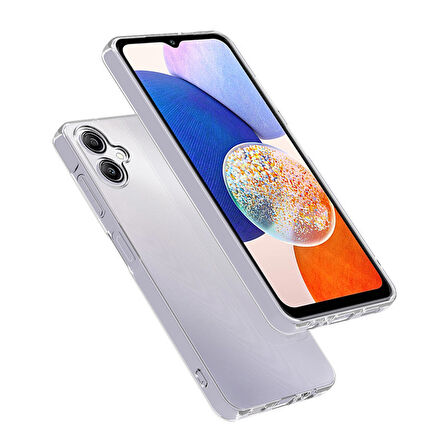 Samsung Galaxy A06 Uyumlu Kılıf Esnek Ultra Koruyucu Şeffaf Silikon Flexible transparent Case Silicone Case