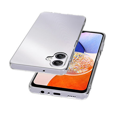 Samsung Galaxy A06 Uyumlu Kılıf Esnek Ultra Koruyucu Şeffaf Silikon Flexible transparent Case Silicone Case