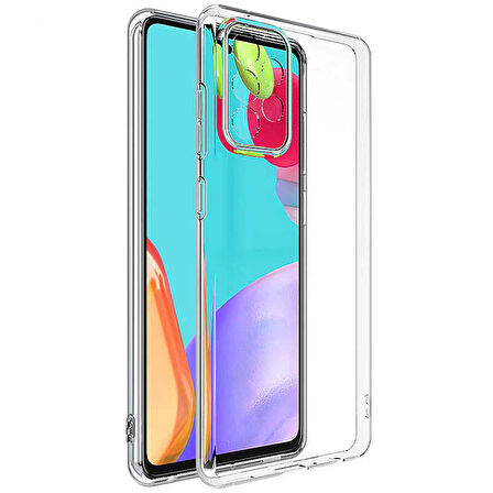 Samsung Galaxy A32 4G Uyumlu Kılıf Esnek Ultra Koruyucu Şeffaf Silikon Flexible transparent Case Silicone Case