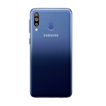 Samsung Galaxy M40 Uyumlu Kılıf Esnek Ultra Koruyucu Şeffaf Silikon Flexible transparent Case Silicone Case