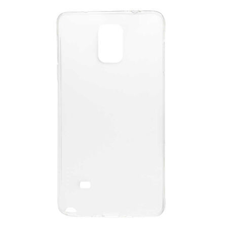 Samsung Galaxy Note 4 Uyumlu Kılıf Esnek Ultra Koruyucu Şeffaf Silikon Flexible transparent Case Silicone Case