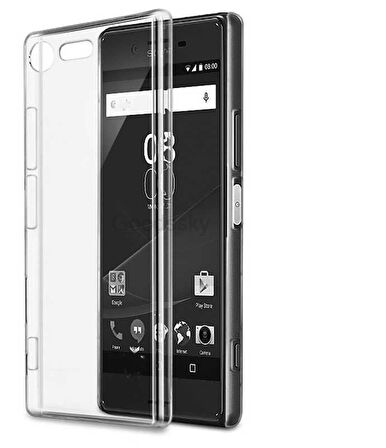 Sony Xperia XZ1 Uyumlu Kılıf Esnek Ultra Koruyucu Şeffaf Silikon Flexible transparent Case Silicone Case