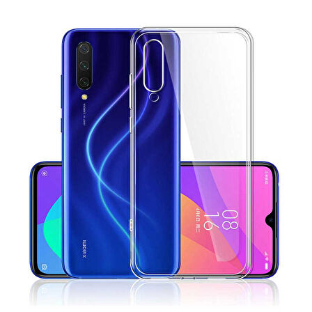 Xiaomi Mi A3 Uyumlu Kılıf Esnek Ultra Koruyucu Şeffaf Silikon Flexible transparent Case Silicone Case