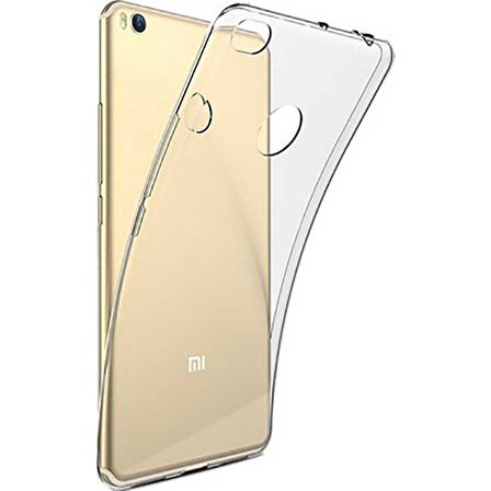 Xiaomi Mi Max 2 Uyumlu Kılıf Esnek Ultra Koruyucu Şeffaf Silikon Flexible transparent Case Silicone Case