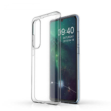 Xiaomi Mi Note 10 Lite Uyumlu Kılıf Esnek Ultra Koruyucu Şeffaf Silikon Flexible transparent Case Silicone Case