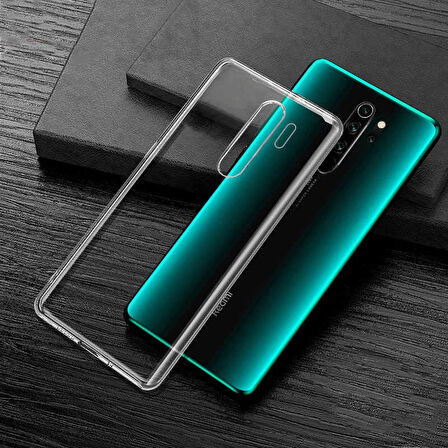 Xiaomi Redmi Note 8 Pro Uyumlu Kılıf Esnek Ultra Koruyucu Şeffaf Silikon Flexible transparent Case Silicone Case