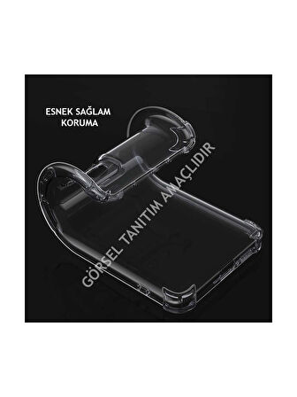 Samsung Galaxy J7 Duo Uyumlu Kılıf Şeffaf Köşelerde Darbelere Karşı Ultra Kalınlaştırılmış Darbe Korumalı Strong Cover