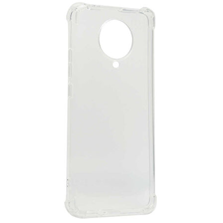 Xiaomi Poco F2 Pro Uyumlu Kılıf Kılıf Şeffaf Köşelerde Darbelere Karşı Ultra Kalınlaştırılmış Darbe Korumalı Strong Cover