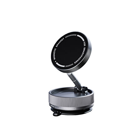 Araba Araç İçi & Ev İçi Vakumlu ve Manyetik Telefon Tutucu Cam, Metal, Ahşap Tüm Yüzeylere Uyumlu