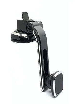 Araç İçi Cam & Torpido Üstü Güçlü Vantuzlu Manyetik Telefon Tutucu, Sarsılmaz Tutuş & Kolay Montaj