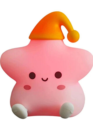 Yıldız Şekilli 5 Mod ile Çalışan LED Gece Lambası USB Şarj Edilebilir