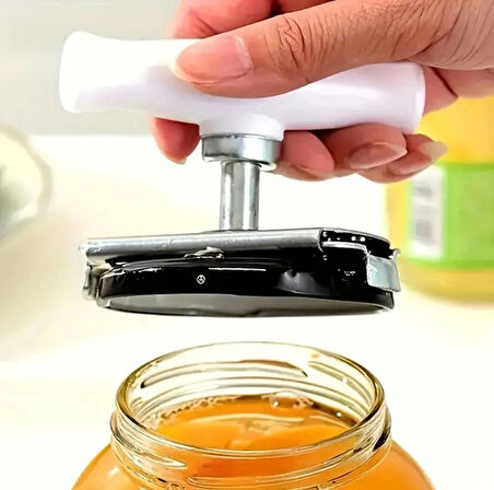 Paslanmaz Çelik Kavanoz ve Şişe Açacağı | Ayarlanabilir, Kaymaz, Ergonomik Tutma Saplı