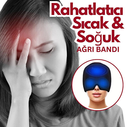 Rahatlatıcı Jel Baş Bandı – Soğuk & Sıcak Kullanım | Baş Ağrısı, Stres ve Yorgunluk Giderici Jel Maske