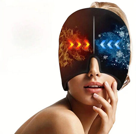 Rahatlatıcı Jel Baş Bandı – Soğuk & Sıcak Kullanım | Baş Ağrısı, Stres ve Yorgunluk Giderici Jel Maske