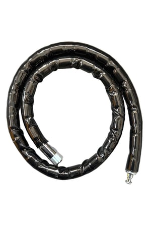 Yuma Ym-752 Motorsiklet Kilidi Anahtarlı Körüklü Siyah ( Boy : 120cm-çap : 22mm )