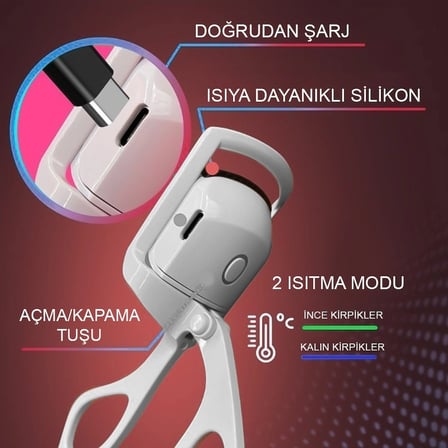 Elektronik Kirpik Kıvırıcı