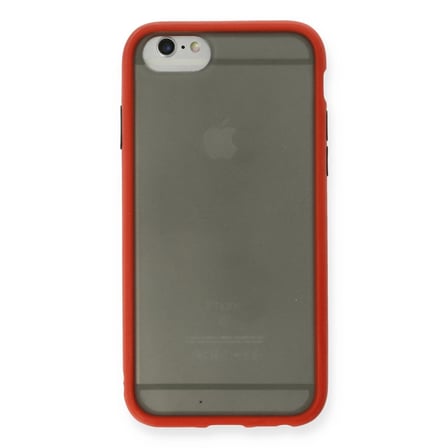 Apple İphone 6 Kılıf Montreal Silikon Kapak - Kırmızı