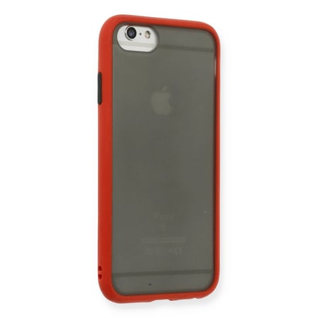 Apple İphone 6 Kılıf Montreal Silikon Kapak - Kırmızı