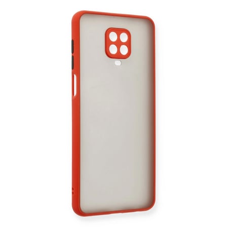 Xiaomi Redmi Note 9 Pro Kılıf Montreal Silikon Kapak - Kırmızı