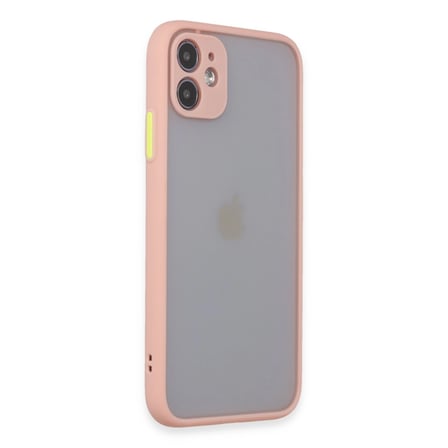 Apple İphone 11 Kılıf Montreal Silikon Kapak - Pembe