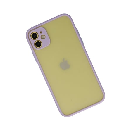 Apple İphone 11 Kılıf Montreal Silikon Kapak - Mor