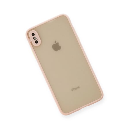 Apple İphone Xs Max Kılıf Montreal Silikon Kapak - Pembe