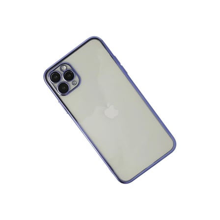 Apple İphone 11 Pro Max Kılıf Razer Lensli Silikon - Mor
