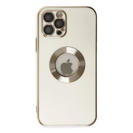 Apple İphone 12 Pro Max Kılıf Store Silikon - Beyaz