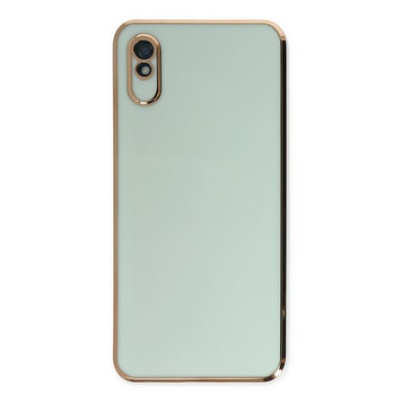 Xiaomi Redmi 9a Kılıf Volet Silikon - Açık Yeşil
