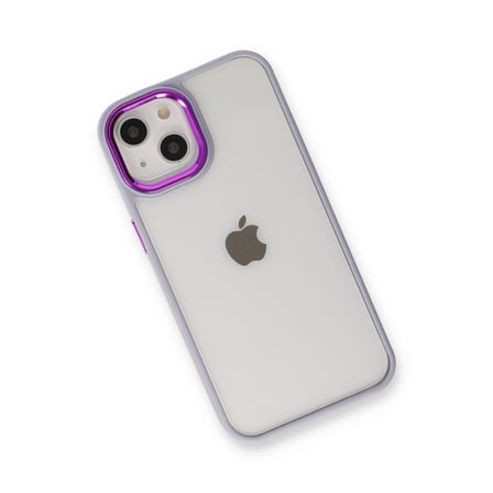 Apple İphone 14 Plus Kılıf Dora Kapak - Lila