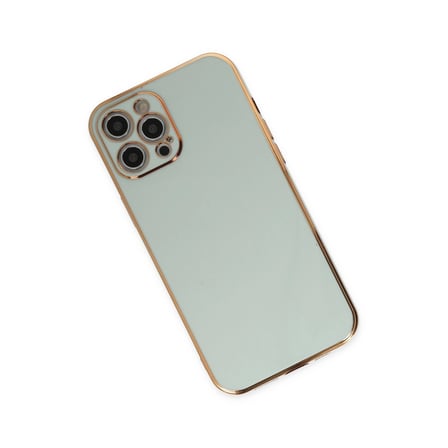 Apple İphone 12 Pro Kılıf Volet Silikon - Açık Yeşil